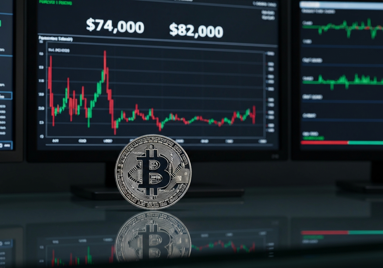 比特幣(BTC)高位震盪：交易所淨流入升溫曝「潛在賣壓」，7萬4000美元成多空關鍵防線